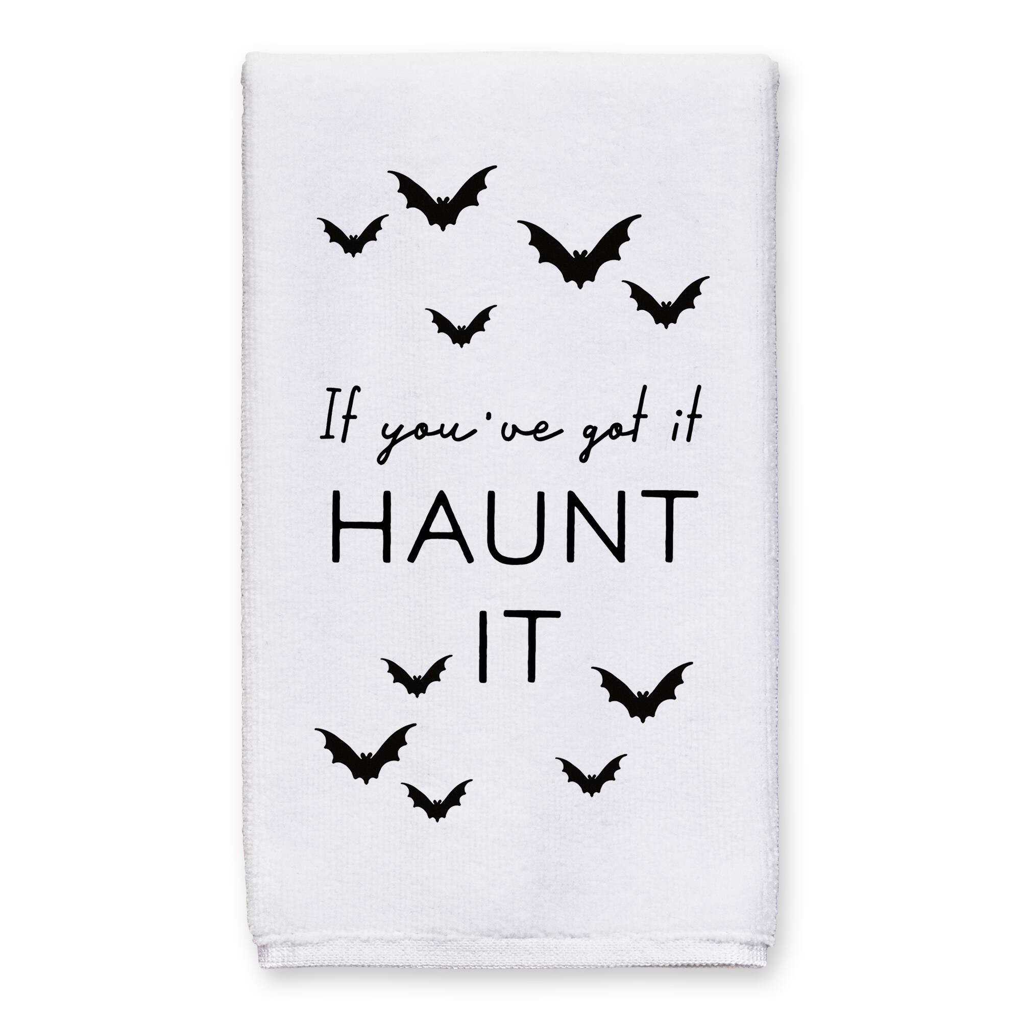 Haunt It Bat Group Tea Towel Set
